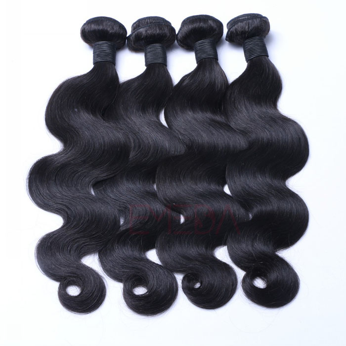 EMEDA Human hair Bundles Peruvian virgin hair Weft hair extensions HW028